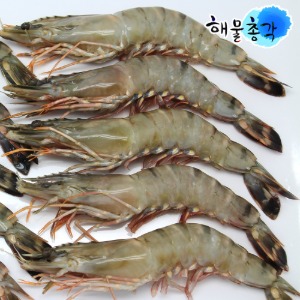 왕새우 대하 블랙타이거 새우 1.3kg 30미